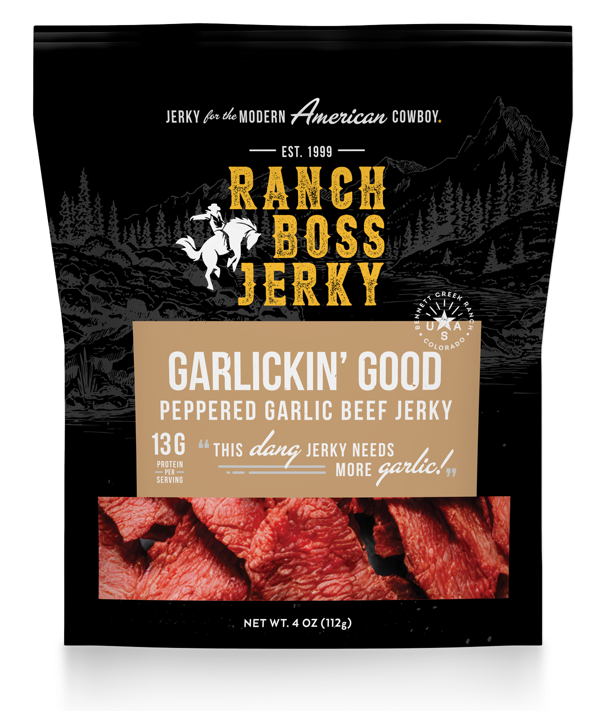 Peppered Garlic Jerky