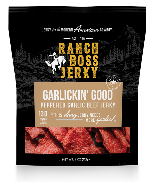 Peppered Garlic Jerky